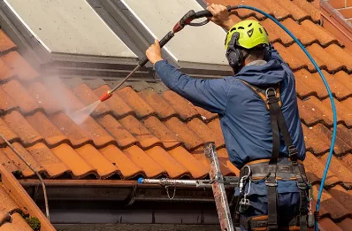 Démoussage et hydrofuge de toiture à Thyez